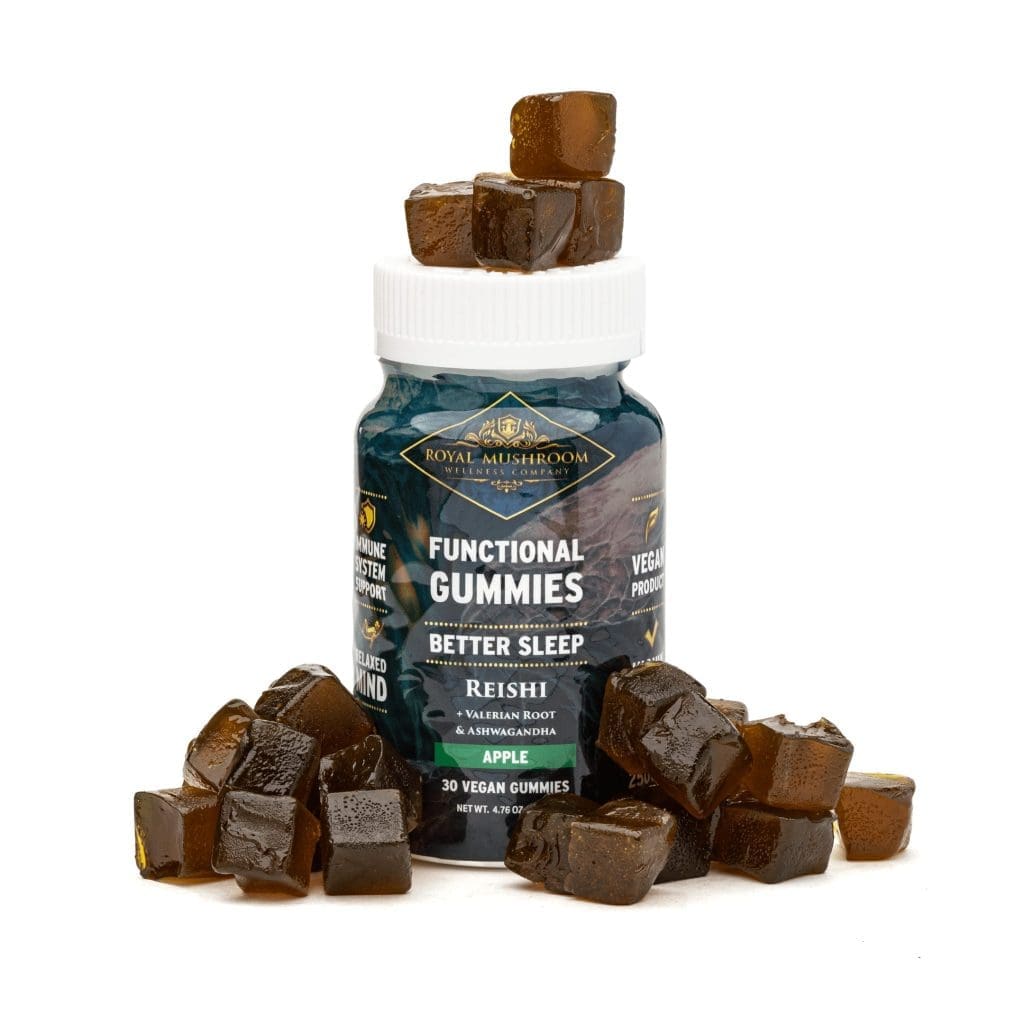 Royal Mushroom Better Sleep Reishi Gummies - Apple - Combo