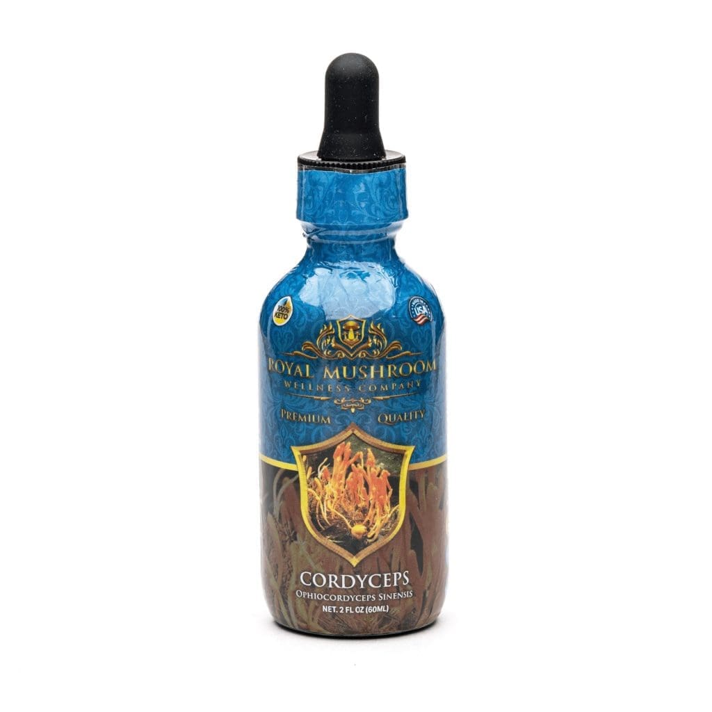 Royal Mushroom Tincture - Cordyceps - Bottle Front