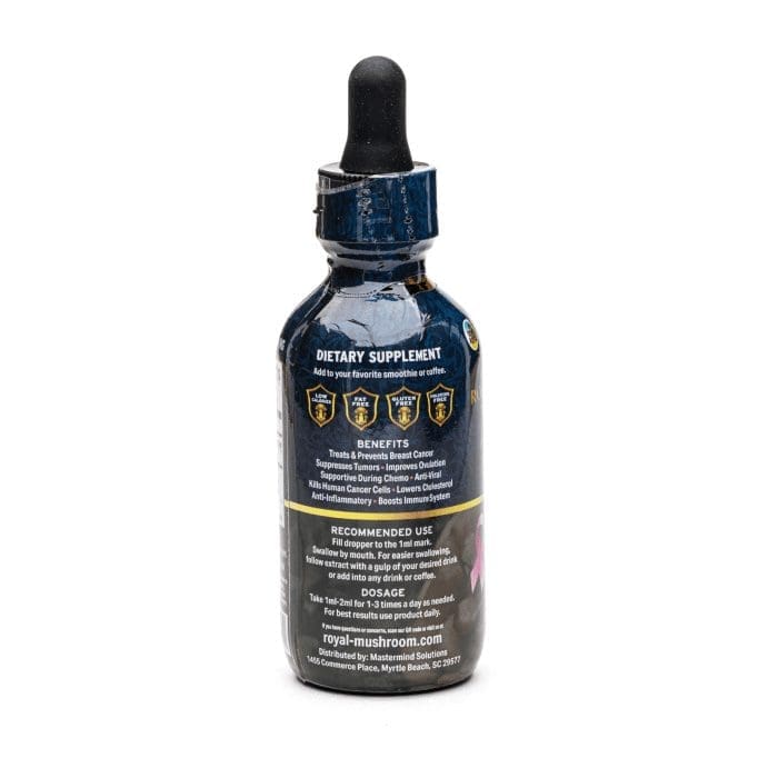 Royal Mushroom Tincture - Maitake - Bottle Left