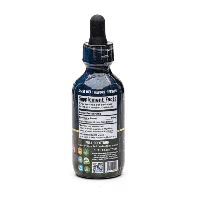 Royal Mushroom Tincture - Maitake - Bottle Right