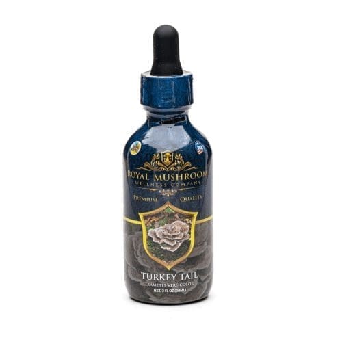 Royal Mushroom Tincture - Turkey Tail - Bottle Front