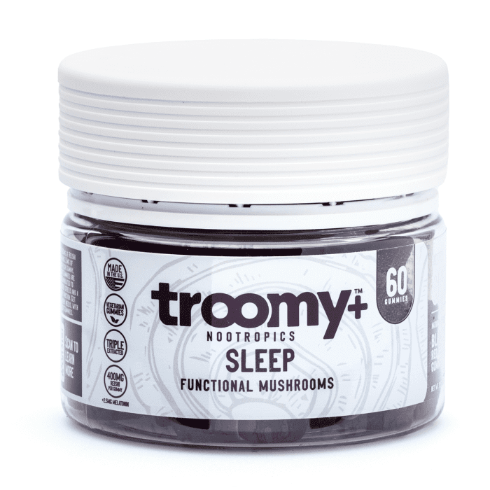 Troomy Nootropics Sleep Reishi Mushroom Gummies - jar front
