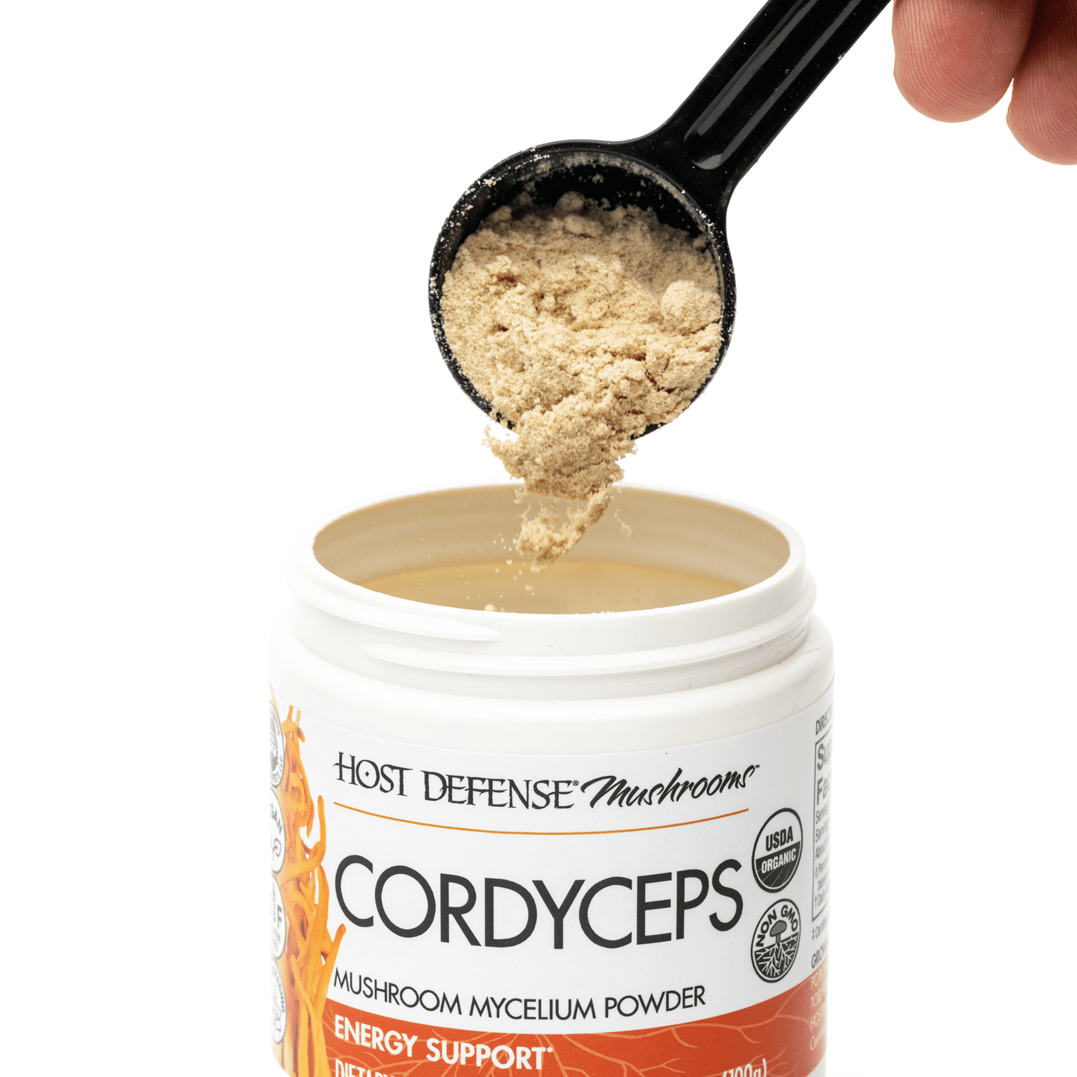 Host Defense Mushrooms Cordyceps Powder (100 g) - Detail