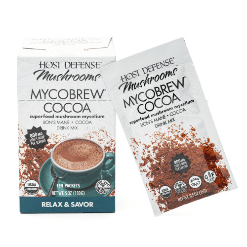 Host Defense Mushrooms MycoBrew Cocoa (10 pk) - Combo