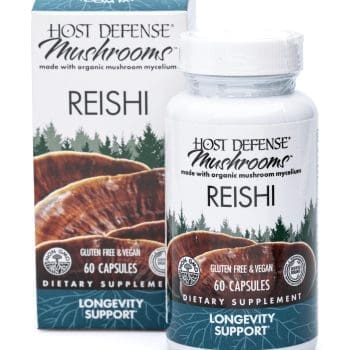 Reishi mushroom capsules by Host Defense