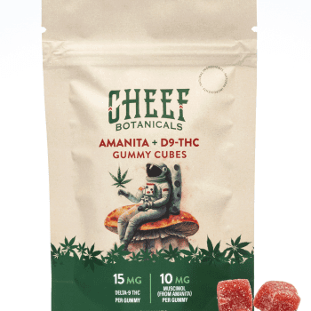 Delta 9 and Amanita Muscaria strawberry gummies