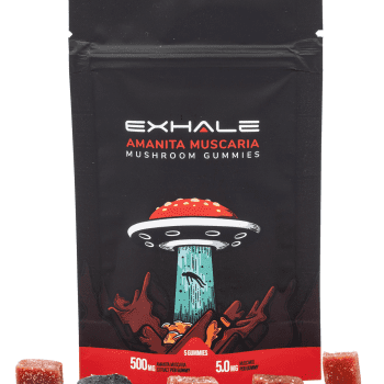 Amanita Muscaria gummies and bag