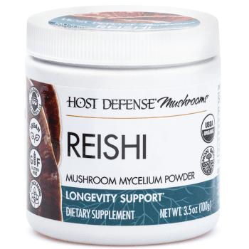 Reishi mushroom containeer